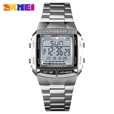 SKMEI Military Sports Wristwatches Electronic Mens Wristwatches Top Brand Luxury Male Waterproof LED Digital Wristwatch-kopara2trade.myshopify.com-Watch