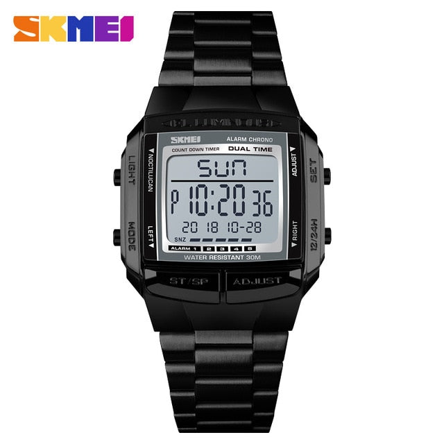 SKMEI Military Sports Wristwatches Electronic Mens Wristwatches Top Brand Luxury Male Waterproof LED Digital Wristwatch-kopara2trade.myshopify.com-Watch