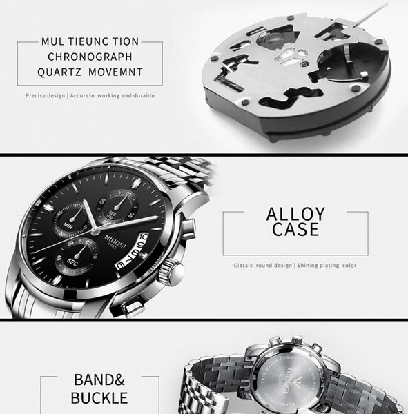 NIBOSI  Wristwatch Men Top Brand Luxury Male Automatic Date Quartz Wristwatches Mens Waterproof Sport Wristwatch-kopara2trade.myshopify.com-Watch