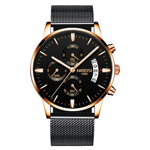 NIBOSI Men Wristwatches Luxury Famous Top Brand Men's Fashion Casual Dress Wristwatch Military Quartz Wristwatches  Saat-kopara2trade.myshopify.com-Watch