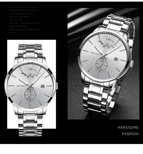 NIBOSI  Mens Wristwatches Top Brand Luxury Original Analog Wristwatch For Men Waterproof/Luxury Casual Stainless Steel Erkek Kol Saati-kopara2trade.myshopify.com-Watch