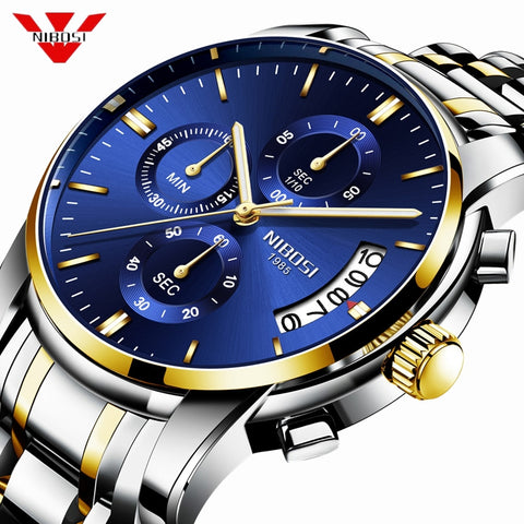 NIBOSI  Wristwatch Men Top Brand Luxury Male Automatic Date Quartz Wristwatches Mens Waterproof Sport Wristwatch-kopara2trade.myshopify.com-Watch