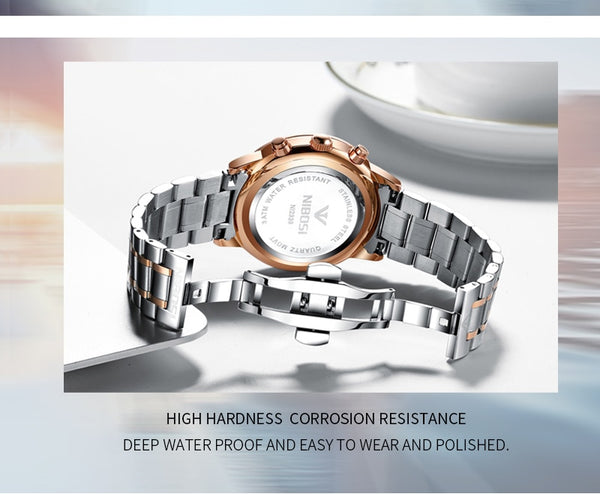 Nibosi Mens Quartz Wristwatch Luxury Fashion Sport Wristwatch Waterproof Stainless Male Wristwatches Clock  Male Wristwatches-kopara2trade.myshopify.com-