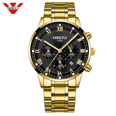 Nibosi Mens Quartz Wristwatch Luxury Fashion Sport Wristwatch Waterproof Stainless Male Wristwatches Clock  Male Wristwatches-kopara2trade.myshopify.com-