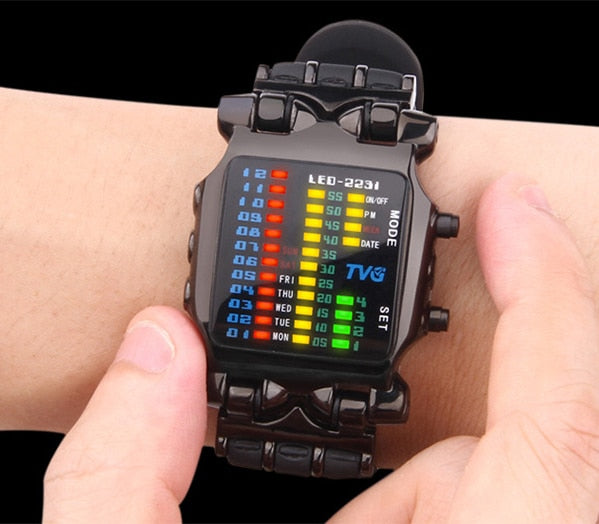 Luxury Brand TVG Wristwatches Men Fashion Rubber Strap LED Digital Wristwatch Men Waterproof Sports Military Wristwatches Relogios Masculino-kopara2trade.myshopify.com-Watch