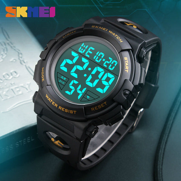 SKMEI Fashion Outdoor Sport Wristwatch Men Multifunction Wristwatches Military 5Bar Waterproof Digital Wristwatch  1258-kopara2trade.myshopify.com-