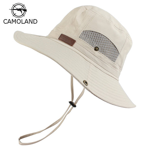 Summer Sun Hat Bucket Men Women Boonie Hat Quick Dry Outdoor UV Protection Hiking Fishing Mesh Breathable Panama Hat UPF50+-kopara2trade.myshopify.com-