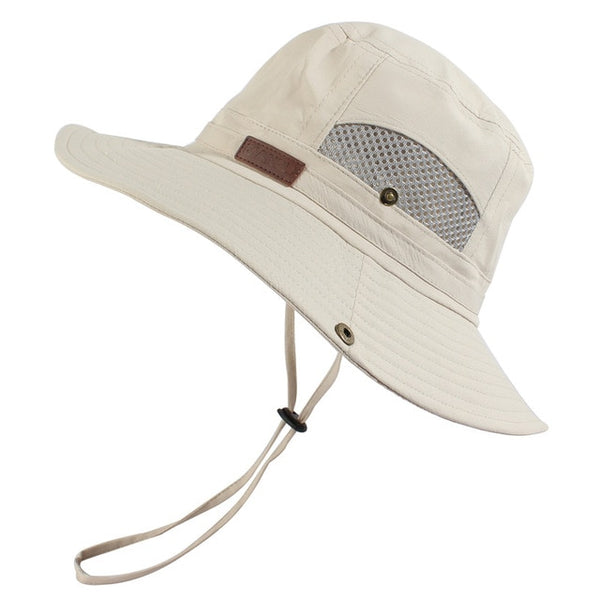 Summer Sun Hat Bucket Men Women Boonie Hat Quick Dry Outdoor UV Protection Hiking Fishing Mesh Breathable Panama Hat UPF50+-kopara2trade.myshopify.com-