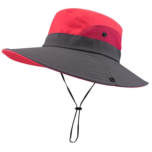 FURTALK Safari Hats for Women Summer Sun Wide Brim UV UPF Ponytail Outdoor Hunting Fishing Hiking Hat SH053-kopara2trade.myshopify.com-