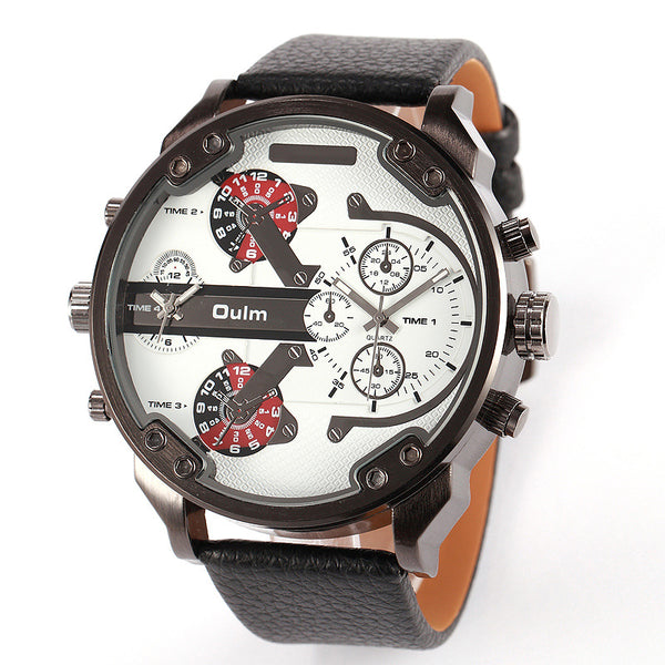 TVG Fashion Army Military Men's Big Wristwatch Olum Quartz Wrist Wristwatch Male Leather Wristwatch Gift Brand Reloj  3548-kopara2trade.myshopify.com-Watch