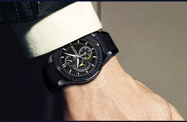 MEGIR Men Sport Wristwatch Military Silicone Chronograph Quartz Mens Wristwatches Male Casual Date Waterproof Wristwatch-kopara2trade.myshopify.com-