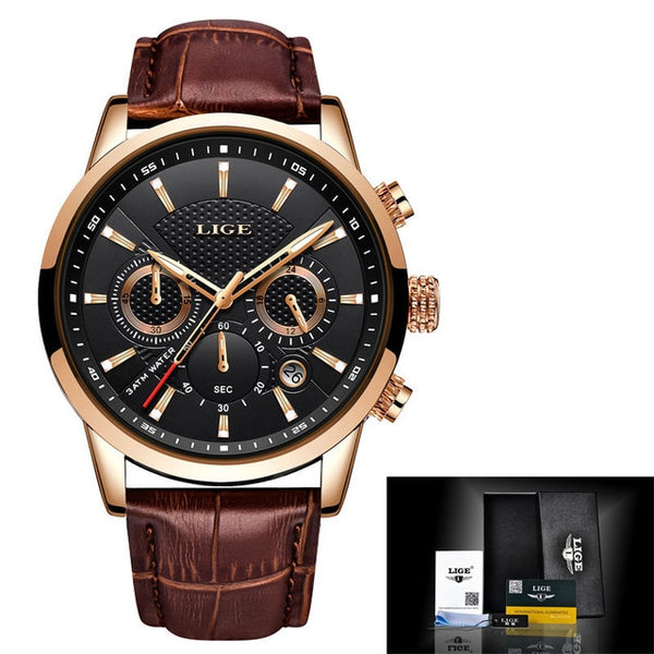 LIGE  New Wristwatch Men Fashion Sport Quartz-kopara2trade.myshopify.com-