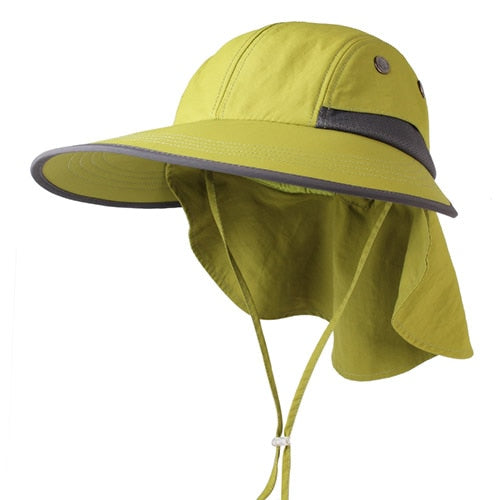 FURTALK Summer Ponytail Safari Sun Hats for Women Wide Brim Fishing Hat with Neck Flap  UPF 50+ for Hiking Camping SH056-kopara2trade.myshopify.com-