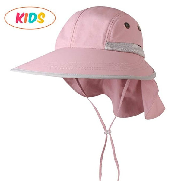 FURTALK Summer Ponytail Safari Sun Hats for Women Wide Brim Fishing Hat with Neck Flap  UPF 50+ for Hiking Camping SH056-kopara2trade.myshopify.com-
