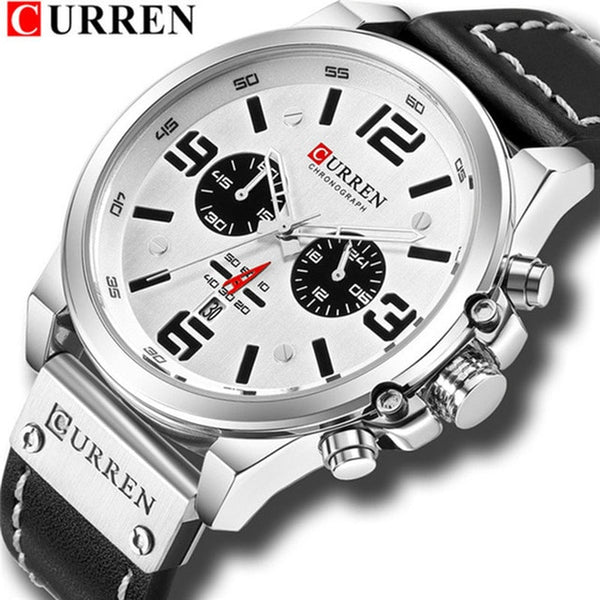 Top Brand Luxury CURREN 8314 Fashion Leather Strap Quartz Men Wristwatches Casual Date Business Male Wristwatches Wristwatch Montre Homme-kopara2trade.myshopify.com-