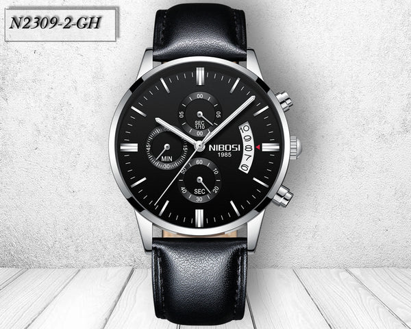 NIBOSI Luxury Brand Wristwatches Men Fashion Sport Military Quartz Wristwatch Men Full Steel Waterproof  Man-kopara2trade.myshopify.com-