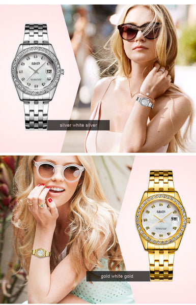 OUBAOER Gold Diamond Quartz Wristwatch Women Ladies Famous Brand Luxury Golden Female Montre Femme relogios femininos-kopara2trade.myshopify.com-