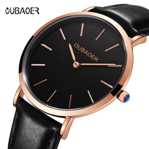 New Lady Fashion Wristwatch Women OUBAOER Elegant Wristwatch Quartz women wrist watch dress o Montre Femme-kopara2trade.myshopify.com-